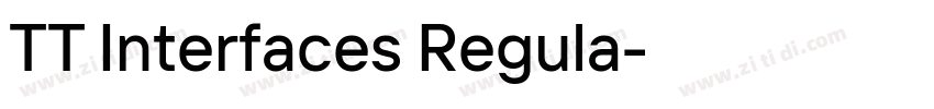 TT Interfaces Regula字体转换 TT Interfaces Regula字体转换